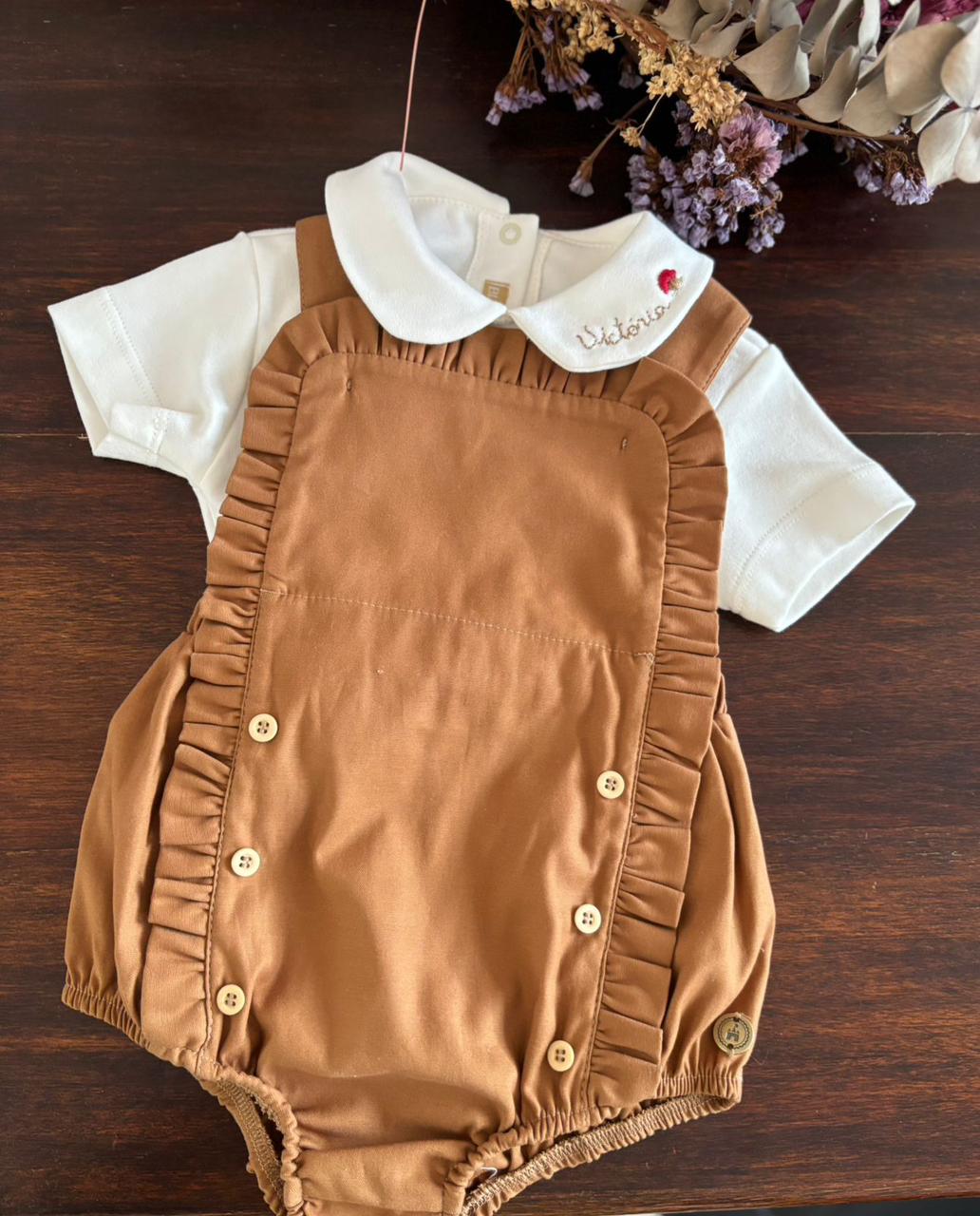 Conjunto Jardineira Personalizado