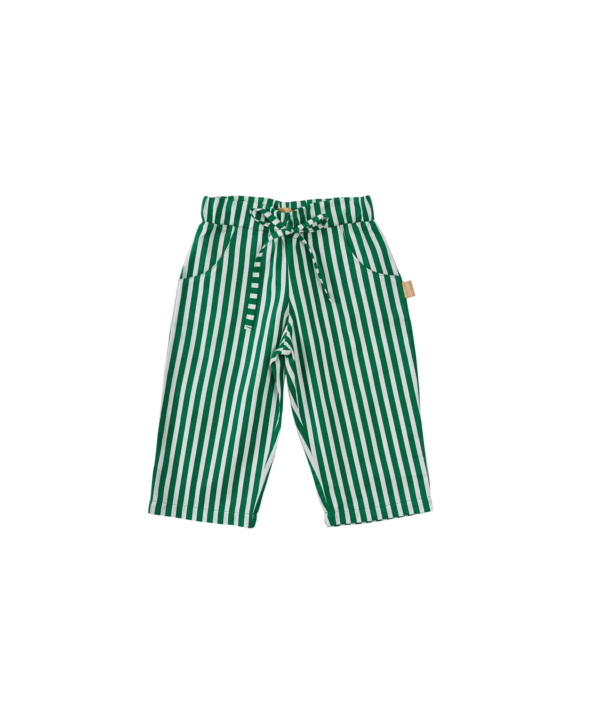 Calça unissex infantil com bolsos laterais, corte reto e cintura elástica. Conforto e estilo para meninos e meninas.

