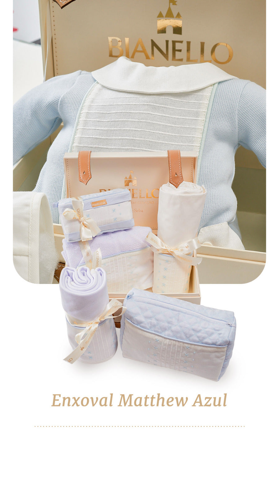 Kit bebê com manta, toalha capuz, lençol 400 fios, fronha, frasqueira e necessaire em fustão. Acompanha fralda e toalhinha. Ideal para presente.